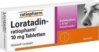 LORATADIN ratiopharm 10 mg tablets 100 pc UK