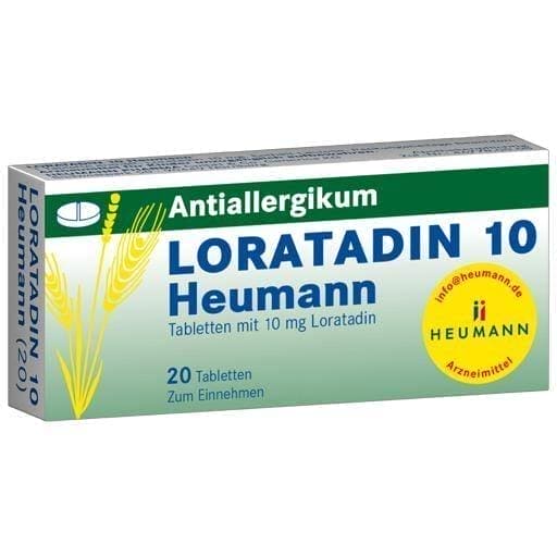 LORATADINE 10 mg Heumann tablets 20 pc UK