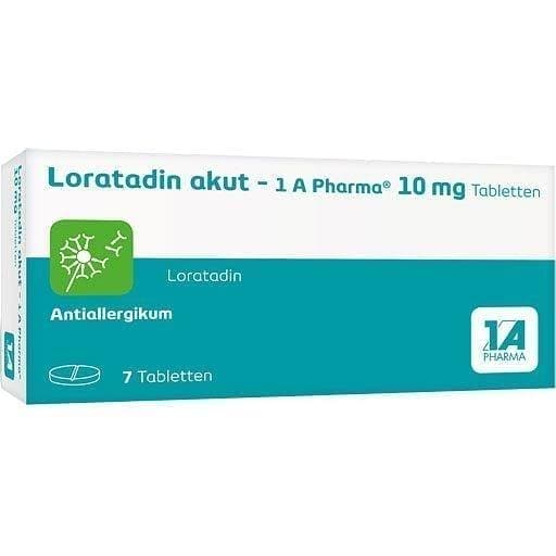 LORATADINE acute-1A pharmaceutical tablets UK