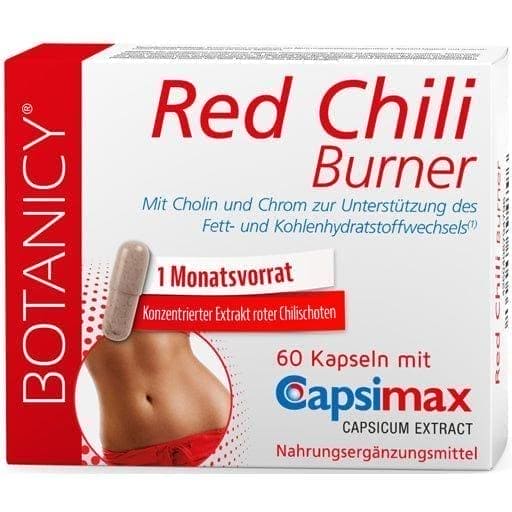 Lose weight fast, RED CHILI Burner with Capsimax capsules UK