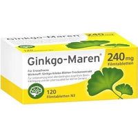 Loss of concentration and memory, GINKGO MAREN 240 mg film-coated tablets UK