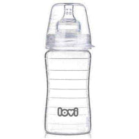LOVI glass bottle of Diamond Glass 250ml 74/200, baby bottles UK