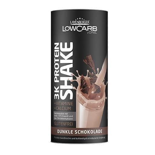 LOWCARB.ONE 3K protein shake dark chocolate 360 g UK