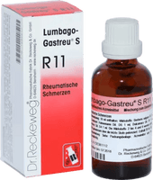 Lower back pain, Rheumatic pain, rheumatism, Osteoarthritis, LUMBAGO-GASTREU S R11 mixture UK