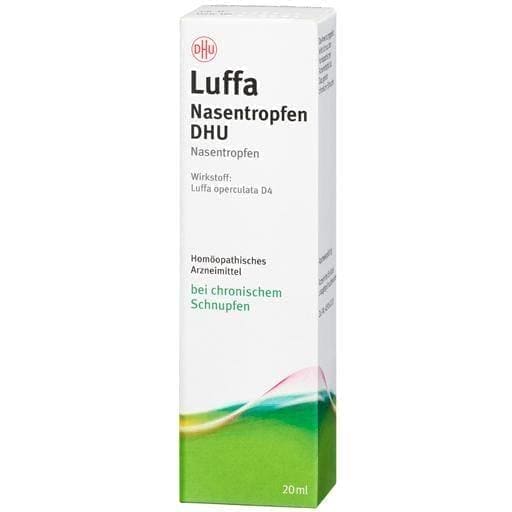 LUFFA nose spray DHU benzalkonium chloride, chronic sinusitis runny nose UK