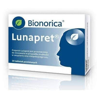 LUNAPRET BIONORICA x 20 tablets difficulty in falling asleep and restless sleep UK