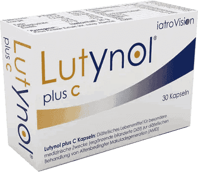 LUTYNOL, treatment of age-related macular degeneration (AMD) UK