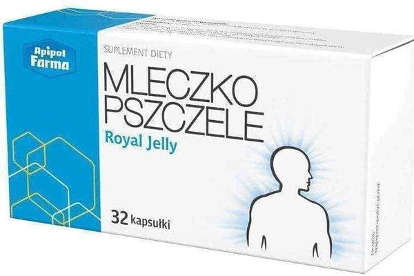 Lyophilized royal jelly 32 capsules x improves memory, immune system boosters UK