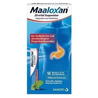 MAALOXAN 25 mVal suspension Sanofi 10X10 ml UK