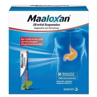 MAALOXAN 25 mVal suspension Sanofi 50X10 ml UK