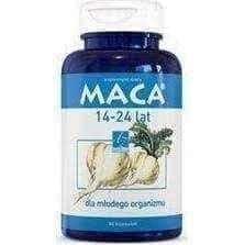 Maca 14-24 years x 80 capsules, maca supplement UK