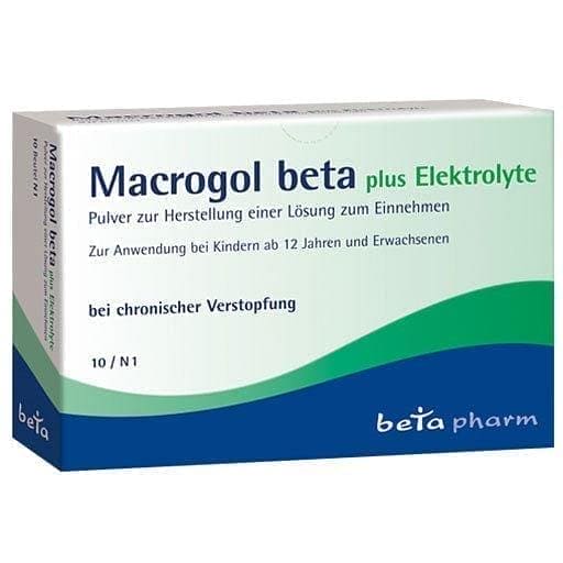 MACROGOL beta plus electrolytes, treatment of chronic constipation UK