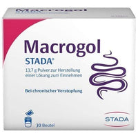 MACROGOL sachets STADA 13,7 g chronic constipation powder UK