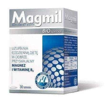MAGMIL Bio Special x 30 tablets, magnesium and vitamin b6 UK