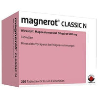 MAGNEROT CLASSIC N tablets 200 pc Magnesium orotate dihydrate UK