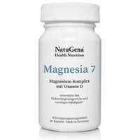 MAGNESIA 7 capsules 90 pcs, Magnesium + Vitamin D3 (Cholecalciferol) UK