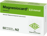 MAGNESIOCARD 2.5 mmol, Magnesium aspartate hydrochloride tablets UK