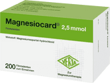 MAGNESIOCARD 2.5 mmol, Magnesium aspartate hydrochloride tablets UK