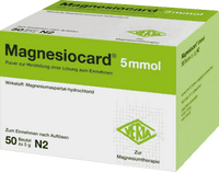 MAGNESIOCARD 5 mmol Ingestion, magnesium aspartate sachets UK