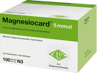 MAGNESIOCARD 5 mmol Ingestion, magnesium aspartate sachets UK