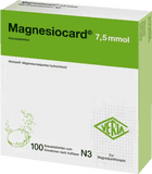 MAGNESIOCARD 7.5 magnesium aspartate, aspartame, sodium, potassium UK