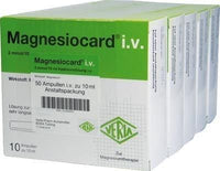 MAGNESIOCARD injection 50X10 ml neuromuscular disorders UK