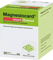 MAGNESIOCARD retard 15 mmol, magnesium aspartate sachets UK
