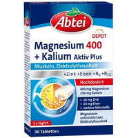 Magnesium 400+Potassium Tablets UK