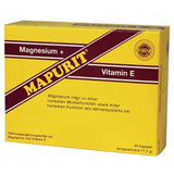 Magnesium and vitamin E, MAPURITE capsules UK