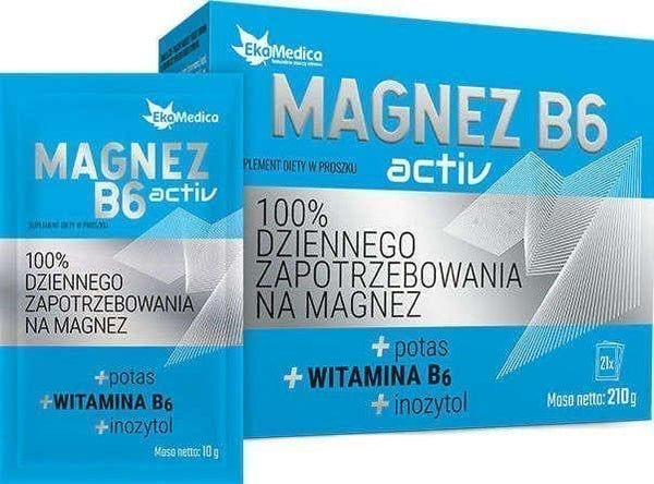 Magnesium B6 activ x 21 sachets UK
