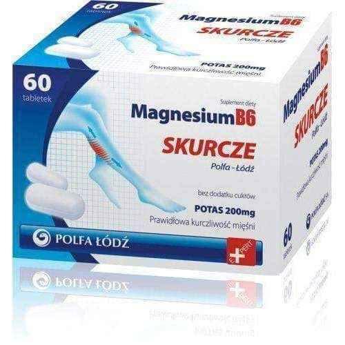 MAGNESIUM B6 contractions x 60 tablets UK