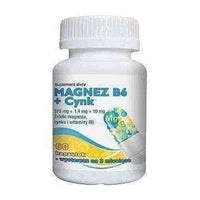 Magnesium B6 + Zinc x 60 capsules, zinc and magnesium supplement UK