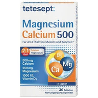 Magnesium+Calcium 500 tablets UK