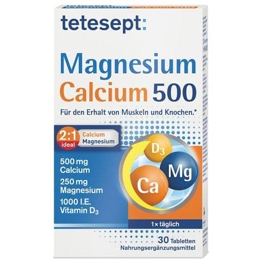 Magnesium+Calcium 500 tablets UK