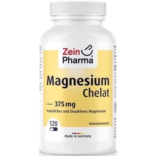 MAGNESIUM CHELATE capsules highly bioavailable 120 pcs UK