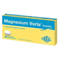 Magnesium chewable tablets, MAGNESIUM VERLA UK