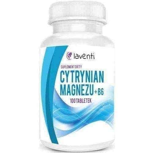 Magnesium Citrate + B6 x 100 tablets UK