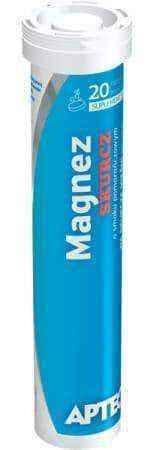 Magnesium contraction Apteo x 20 effervescent tablets UK