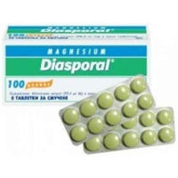 MAGNESIUM DIASPORAL 100mg. 20 tablets UK