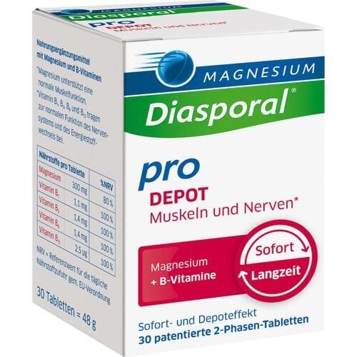 MAGNESIUM DIASPORAL PRO DEPOT muscle and nerve tablets UK