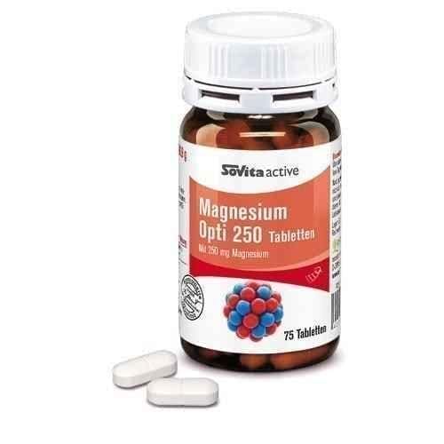 Magnesium Opti 250mg 75 tablets UK