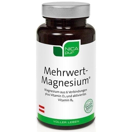 Magnesium, vitamin B6, vitamin D3, capsules NICAPUR UK