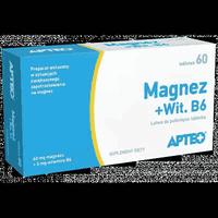 Magnesium + Wit. B6 APTEO x 60 tablets UK