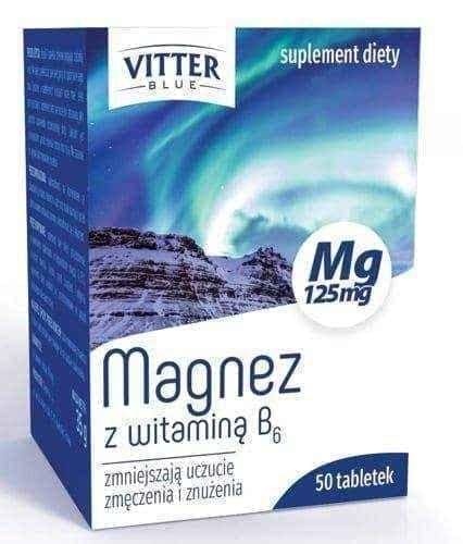 MAGNESIUM with vitamin B6 x 50 tablets UK