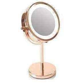 Makeup mirror | RIO Magnifying Mirror Rose Gold LED mirror x 1 piece UK