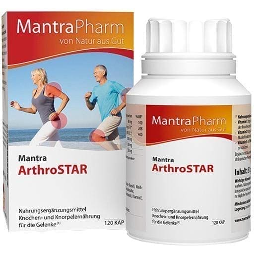 MANTRA ArthroSTAR joint nutrition with incense caps. 120 pcs UK