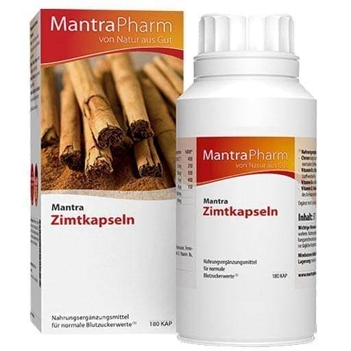 MANTRA cinnamon capsules 180 pcs normal blood sugar levels UK