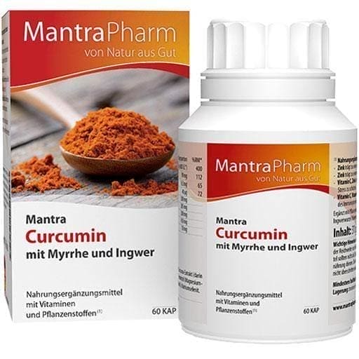 MANTRA curcumin with myrrh and ginger capsules 60 pcs UK