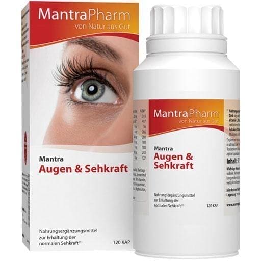 MANTRA eyes & vision capsules 120 pcs Frankincense powder UK