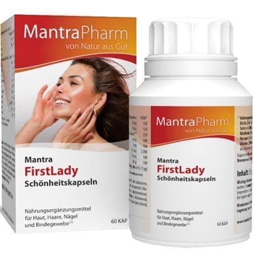 MANTRA First Lady beauty capsules 60 pcs supplement for skin, hair, nails UK